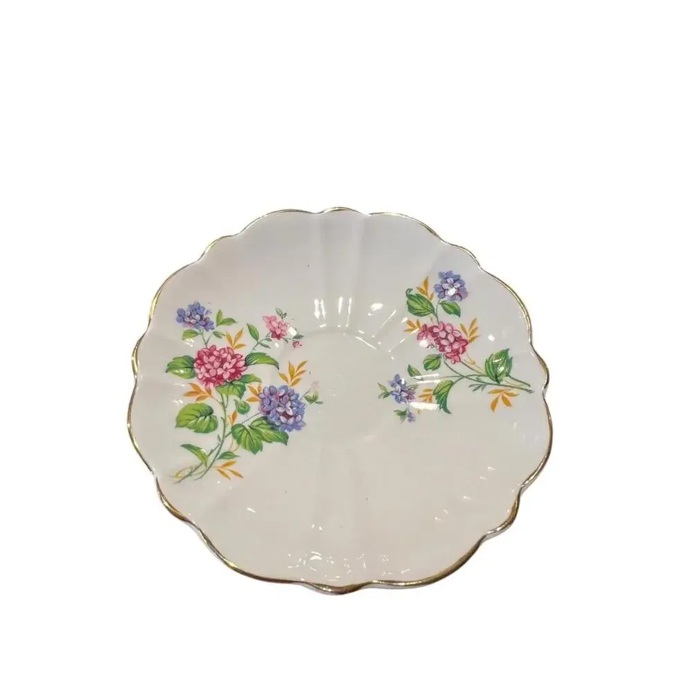 VTG Victoria‎ Cartwright & Edwards Bone China Saucer Made in England Cottagecore